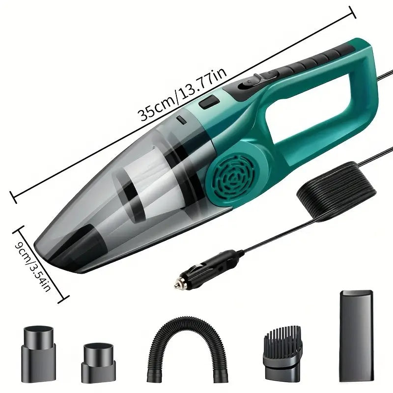 Handheld Car Vacuum Cleaner, 12V Strong Suction Power